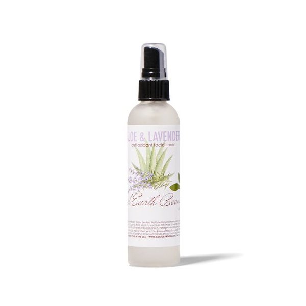 Good Earth Beauty Natural Facial Toner Mist - Anti Oxidant Aloe & Lavender - for All Skin Types 4 Ounce