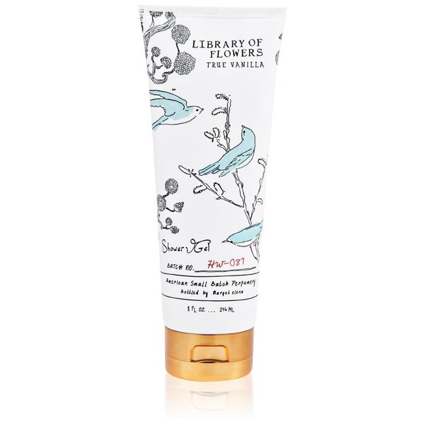 Library of Flowers True Vanilla Shower Gel | 8 fl oz / 236 ml