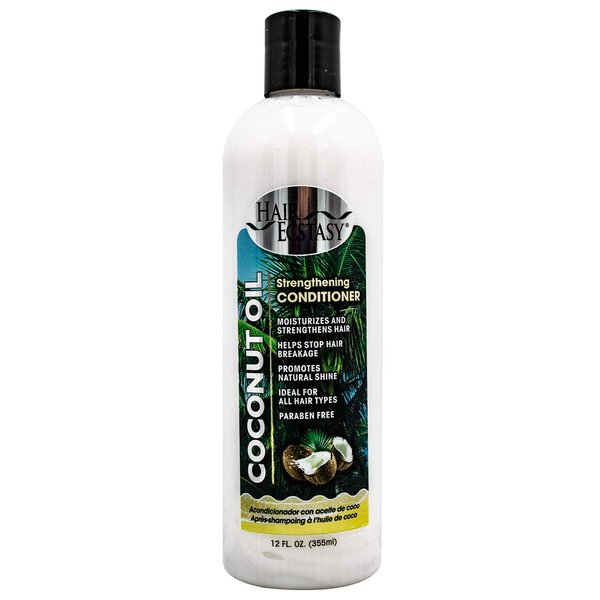 Hair Ecstasy Coconut Oil Strengthening Conditioner 12oz