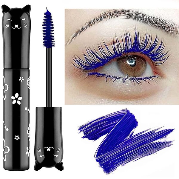 6 colored Mascara sets Gift Kit White Blue Purple Black Brown Pink Waterproof Natural Hypoallergenic Colorful Makeup Best Benefit Volumizing Lengthening Curling Defining Washable Women Mascara Gift