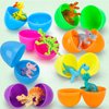 TOY Life 30 Filled Easter Eggs for Kids, Dinosaur Easter Egg Fillers, Easter Party Favors, Easter Basket Stuffers Bulk, Easter Goodie Bag Stuffers Easter Gifts Easter Egg Hunt Easter Toys for Toddlers