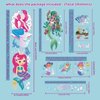 24sheets Mermaid Full Arm Women Temporary Tattoos Shoulder Bronzing Groovy Fake Tattoos Half Arm Golden Tats Birthday Party Supplies Sea Creatures Favors Ocean Animal Tattoos for Kids Boy Girls