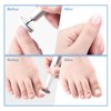 NMKL38 50pcs Nail Buffing Self-Adhesive Replaceable Sandpaper Polishing Files Sanding Pads Pedicure Shiner Tools for 25mm Disc