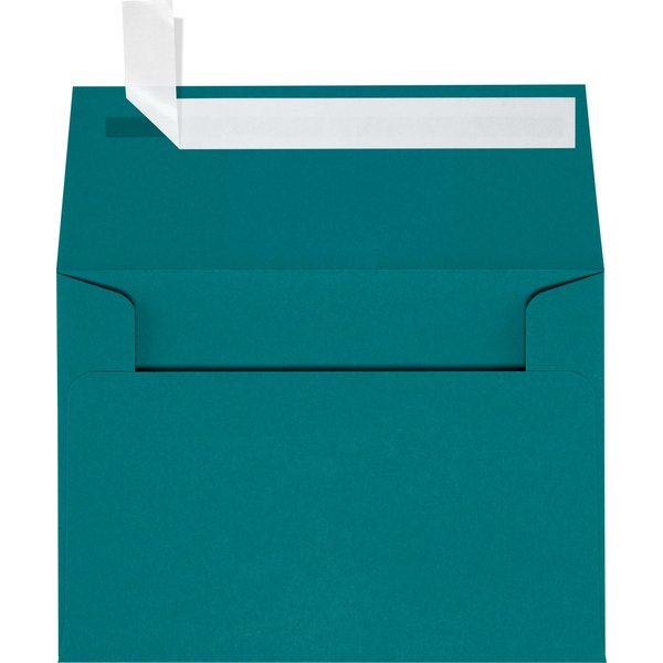 LUXPaper 4Bar A1 Invitation Envelopes | Peel & Press | 3 5/8" x 5 1/8" | Teal | 80lb. Text | 50 Qty