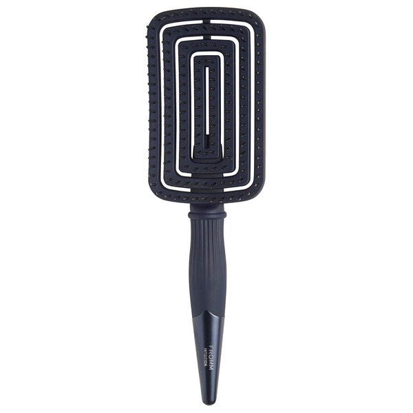 Fromm Professional Intuition Flexer Wet & Dry Detangling Vent Brush in Blue, Gentle Hair Detangler & Massage Brush Smooths Frizz & Flyaways, Glides Through Medium to Thick Hair, Easy to Clean