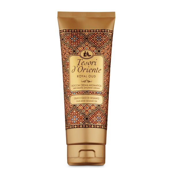 Tesori d'Oriente: "Royal Oud Dello Yemen" Yemen Royal Oud and Sesame Oil Shower Cream - 250 Ml (8.45us Fl Oz) [ Italian Import ]