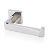 ThinkTop Luxury Sqaure Chrome Toilet Roll Holder Wall Mounted Silver SUS304 Stainless Steel Toilet Paper Holder for Bathroom