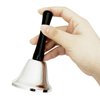 2 Pack Hand Bell, Silver Call Bell with Handle, Call for Pets, Patient Hand Bell, Child Bell, Wedding Bell, Dinner Bell, School Bell