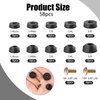 Faucet Washers,58 Pack Faucet Washer Assortment Kit Faucet Parts Washer Flat and Beveled Rubber Faucet Washers Assortment Replacement Kit for Repairing Faucet Leak Worn Out Washer Replacements
