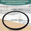 2 09985 Pressure Canner Sealing Ring Gasket for presto 01745 01751 01755 01781 01782 01784 Pressure Cooker 16 18 23 Quart Including Overpressure Plug