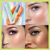 VIOLA HOUSE Liquid Blush, Color Changing Cheek Rouge Blush for Cheeks, Glossy Shiny Finish, Water-Based Color Pigments Rouge Stick