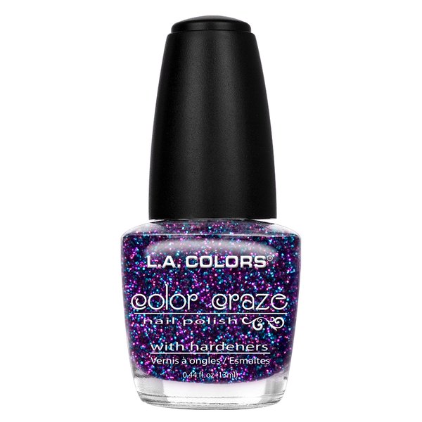 L.A. Colors Craze Nail Polish, Jewel Tone, 0.44 Fluid Ounce