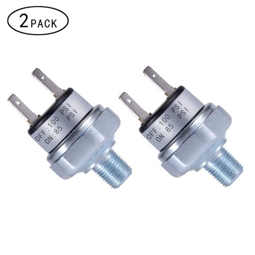 Air Pressure Switch 85-100 PSI Pressure Switch 1/8"-27 NPT DC 24V 12V Pressure Switch Air Compressor Pressure Switch 100PSI Pressure Switch DC Pressure Switch