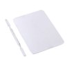 Mixing Palette Small Stainless Steel Makeup Palette Rec Shape Mixing Plate Tools with Spatula Nail Art Palette for Blending Cosmetic Shades