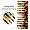 Beaupretty Wide Tooth Comb Acetate Comb Hair Detangling Comb Tortoise Comb Purse Hair Detangling Comb for Thick Curly Hair