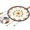 Urdeoms Tree of Life Dream Catchers for Bedroom Adult Brown Boho Dream Catcher Wall Decor for Girls Chakra Crystal Healing Stones Hanging Ornament Room Decoration 18" Length(NO.12)