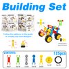 Yumiga STEM Building Toys for 3 4 5 6 7 8 Year Old Boys Girls, 125 Pcs Building Blocks Educational STEM Kit Learning Creative Toys for 3-5 4-8 5-7 6-8 Kids, Christmas Birthday Gifts for Kids