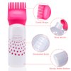 Root Comb Applicator Bottle: 6 Ounce Hair Dye Applicator Brush, Scalp Oil applicator, Hair Root Comb Color with Graduated Scale, 3Pack