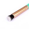 Mini Precision Flat Top Kabuki Brush - Mypreface Rose Golden Synthetic Flat Top Kabuki Makeup Brush Best for Acne and Undereye Blending for Maximum Coverage