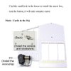 Spilay Music Movement for DIY Dollhouse Accessories,Romantic Manual Rotation Big Music Box Suitable for Most Doll House (Castle in The Sky)
