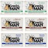 Grown Ass Man Co. - Solid Shampoo Bar Rich Lather 3 in 1: Hair, Beard & Body Wash - Plastic Free & Eco-Friendly, Natural & Organic Clean for All Hair Types, 4oz Bar (Variety, 6-Pack)