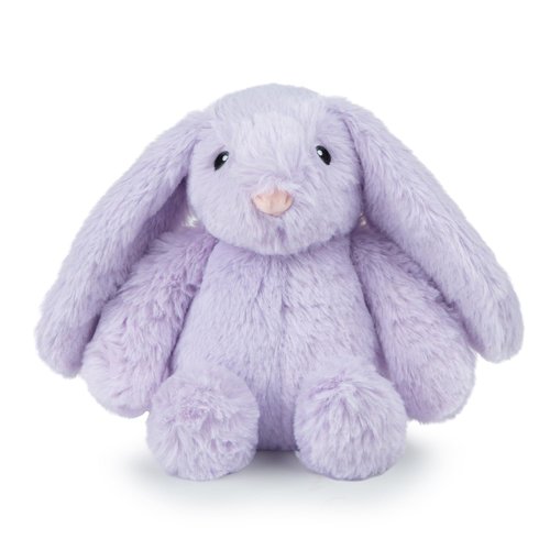 Best Pet Supplies Interactive Bunny Buddy Dog Toy with Crinkle and Squeaky Enrichment for Small and Medium Breed Puppies or Dogs, Cute and Plush - Bunny (Purple), Small