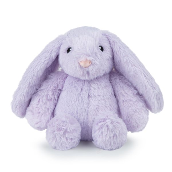 Best Pet Supplies Interactive Bunny Buddy Dog Toy with Crinkle and Squeaky Enrichment for Small and Medium Breed Puppies or Dogs, Cute and Plush - Bunny (Purple), Small