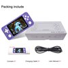 RG351P Retro Handheld Game Console Open Source Linux System 3.5 inch IPS 320*480 Screen RK3326 1.5GHz 3500mAh Battery 2500 Classic Games Support PSP/N64 Game Gift Portable Player (RG351P-Purple)