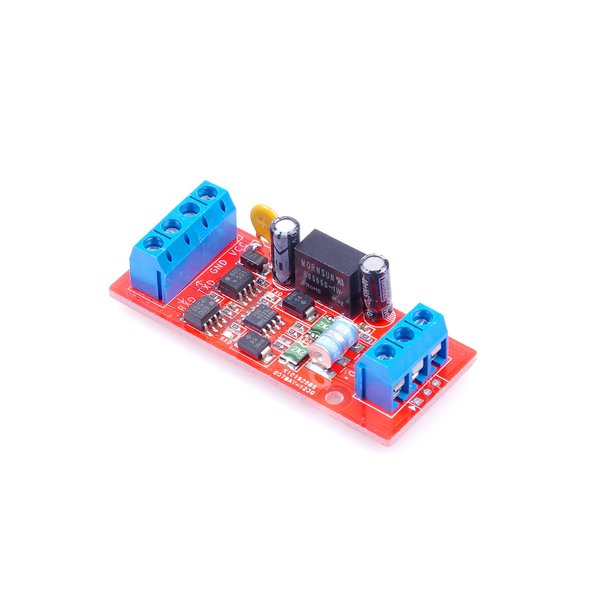 KNACRO RS485 to TTL UART MCU Serial Port Signal Mutual Conversion Module Optocoupler Isolation Protection Over-Current Anti-Reverse Protection Km Transmission Distance (5V)