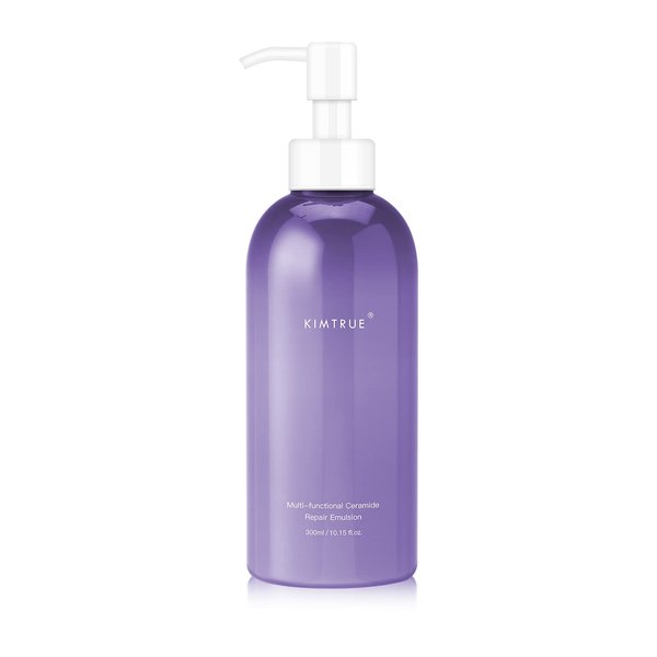 Kimtrue Body Lotion Multi-Functional Ceramide Emulsion with Hyaluronic Acid, Non-Greasy body creams for dry skin Repair skin-10.15fl oz (Ceramide Body Lotion, 300ml)