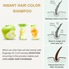 Fvquhvo Light Brown Hair Shampoo-Instant Hair Dye Shampoo 3 in 1 for Women & Men - Herbal Brown Shampoo Colors in 15 Minutes & Long Lasting Brown Hair Dye 16.90 Fl Oz(Light Brown)