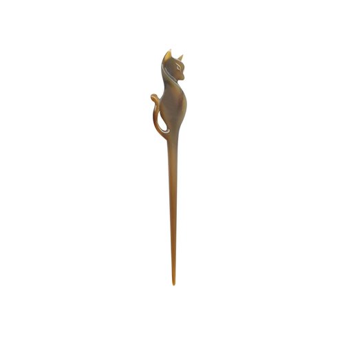 Marycrafts Buffalo Horn Hair Stick, Hair Accessories, Hair sticks for women Handmade 7.2"