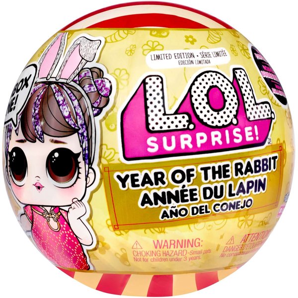 L.O.L. Surprise! Year of The Rabbit Doll Good Luck Sweetie- with Collectible Doll, 7 Surprises, Limited Edition Doll, Accessories, Pet, Lunar New Year Theme- Great Gift for Girls Age 4+