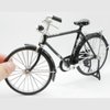 ZEZEFUFU Retro Bicycle Model 1:10 Miniature Alloy Bicycle Model Mini Bike Decoration Ornament for Home