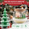 SHENSGEN Christmas Terrarium Kits for Kids,Arts&Crafts Light Up Christmas Terrarium DIY Toy Kit for Kids,Christmas Toys DIY Arts and Crafts Kit for Kids 6 7 8 Year Old