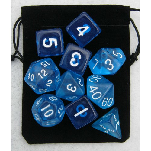 15x Sets of 7 (that is, 105!) Polyhedral Dice for RPGs (Dnd, Pathfinder) with 7 Dice Bags!