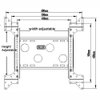 VideoSecu Mount Adapter Plate LED LCD Plasma 3D TV Wall Mount Bracket Extender VESA 200 to 300/400/400x200, Mount Accessory MLEB 1UU