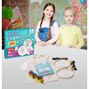 CraftLab Embroidery Kit for Beginners, Kids Craft Starter Kit Gift for Ages 7 to 13, Includes 10 Projects, Embroidery Hoops, Fabric, Patterns, Floss, Needles, Needlepoint Cross Stitching Supplies