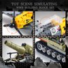 WW2 Military Toy Building Block Set, Compatible with Lego, Create The Karl Giant Mortar Tank and BF109 Fighter Plane, Perfect Military Toy Gift for Boys, and Teens Aged 8-14 (1015 Pieces)