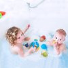 Newmemo 3 Pack Turtle Bath Toys Cute Swimming Turtle Bathtub Toys for Toddlers 1-3 Floating Wind Up Toys Water Pool Toy Wind Up Toy Preschool Toddler Pool Toys for Infants Kids Boy Girls Birthday