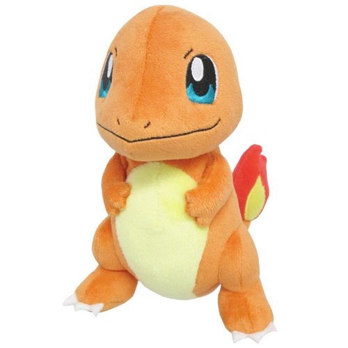 Sanei Pokemon All Star Series PP18 Charmander Stuffed Plush, 6.5"