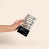 Hermosa Collection Luxury S Shower Curtain Hooks (12-Pack) Hotel Quality Silver Chrome Finish | Bathroom Accessories | Non-Slip Ball End | Easy to Hang