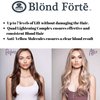 Perfect Blonde Extra Strength Professional Hair Toner Dye Lightener Bleach Powder 2.2 Pound / 33.5 Oz Bag - Made in Italy By Blonde Forte