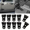 ETL INDUSTRIES Door Hinge Cover & Engine Hood Hinge Cover Trim Exterior Accessories for 2018-2023 Jeep Wrangler JL JLU Sport Sahara Freedom Rubicon Unlimited Gladiator JT 2 Door 4 Door, 10Pcs