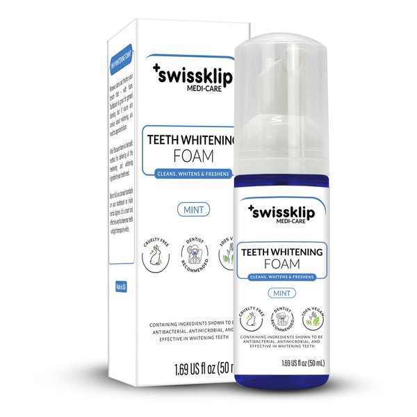 Swissklip Foam Toothpaste Also a Teeth Whitener in The Market I We Offer Best Teeth Whitening Products for Professional Teeth Whitening Kit I Best Teeth Whitener 4 U