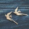 Olbye Sparrow Hair Pins Gold Bird Hair Clip Bridal Hair Accessories For Women and Girls 2 Pcs