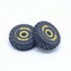 KingVal Replacement 2PCS Front + 2PCS Rear Wheel Tire Tyre RC Parts Compatible with WLtoys 144010 1/14 RC Car