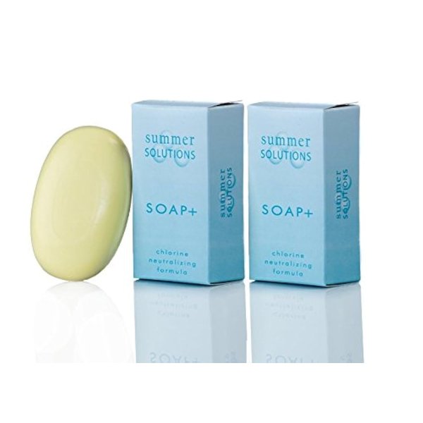 Summer Solutions - Chlorine Neutralizing and Odor Removing Soap Bar - 3.5 oz (2 Pack)