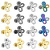 Inkesky 4 Pairs Re-usable Quick Link for Bike Chains - Compatible with Shimano/KMC/Campagnolo/SRAM (9-Speed (Silver))