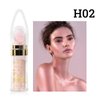 Polvo De Hadas Makeup Powder, Highlighter Powder Stick Body Shimmer Patting Powder Glitter High Gloss Sparkle Loose Brighten Face Body Lips Eyes Glow Cosmetic White Moonbeam (6 Colors Set)